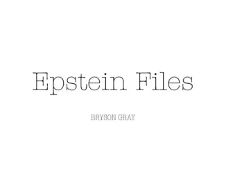 Bryson Gray – Epstein Files