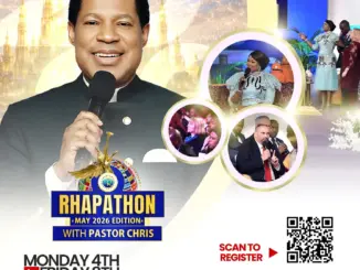 Global Rhapathon 2026 with Pastor Chris Set to Ignite the Race to Reach the Last Man