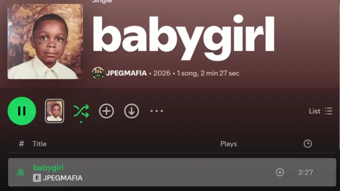 JPEGMAFIA – BabyGirl