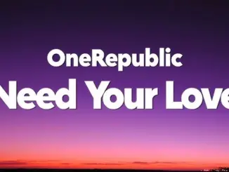 OneRepublic Need Your Love
