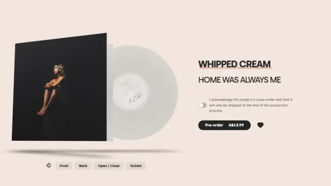 WHIPPED CREAM – HOME WAS ALWAYS ME (Album)