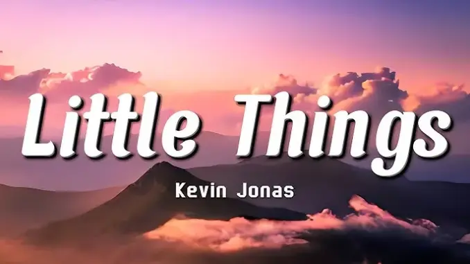 Kevin Jonas Little Things