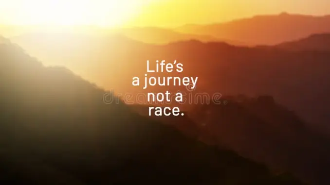 Sunset Boss – Life is a Journey…It’s a Long Race