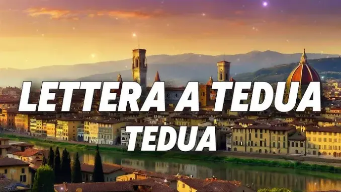 Tedua – Lettera a Tedua